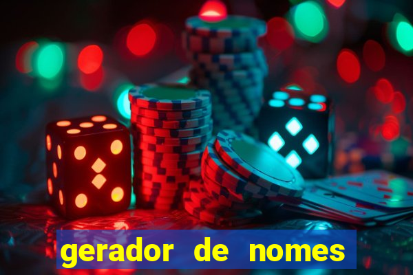 gerador de nomes para jogos